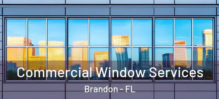 Commercial Window Services Brandon - FL
