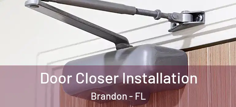 Door Closer Installation Brandon - FL