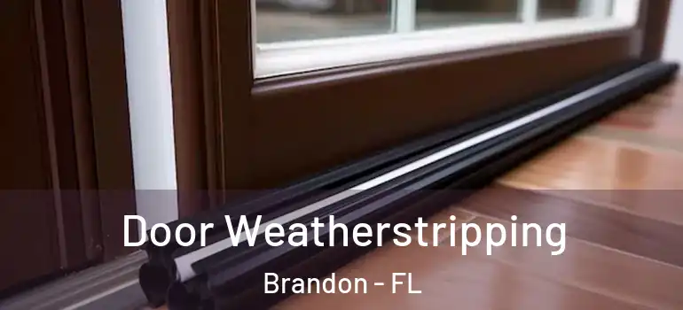Door Weatherstripping Brandon - FL