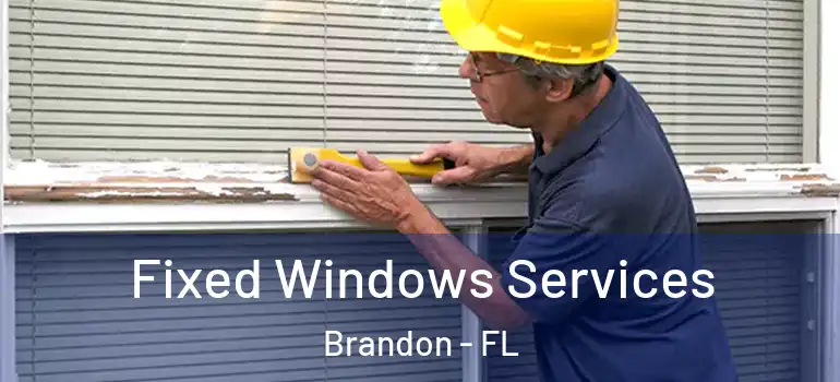 Fixed Windows Services Brandon - FL