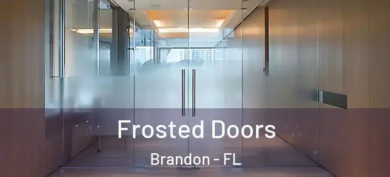 Frosted Doors Brandon - FL
