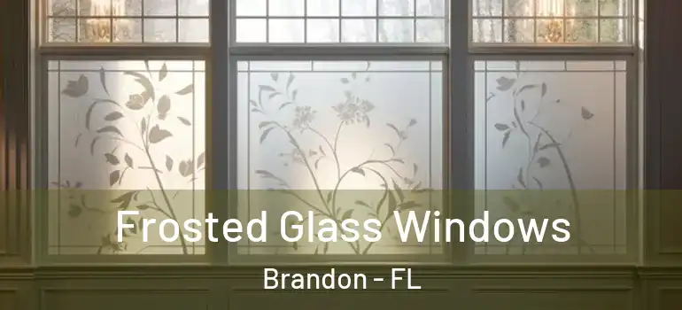 Frosted Glass Windows Brandon - FL