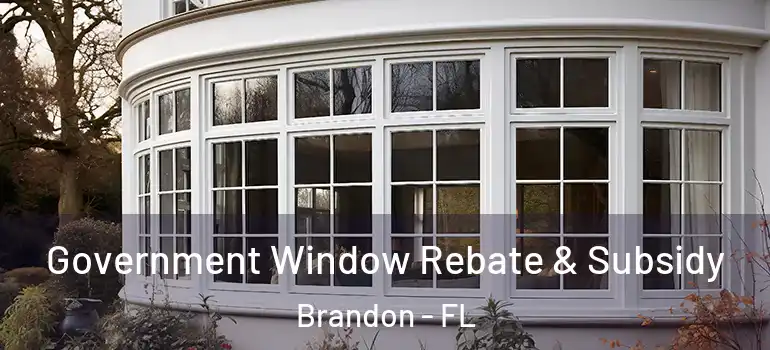Government Window Rebate & Subsidy Brandon - FL