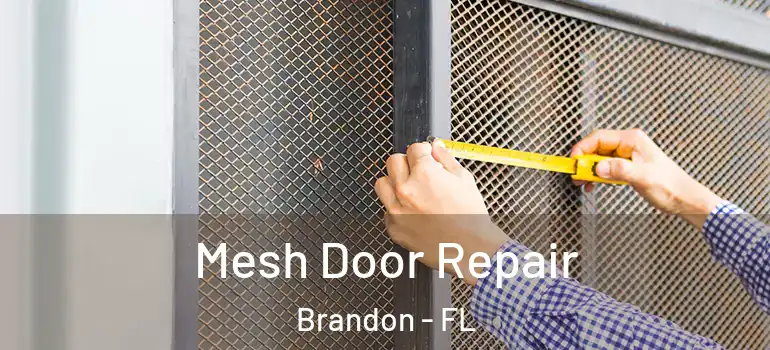 Mesh Door Repair Brandon - FL
