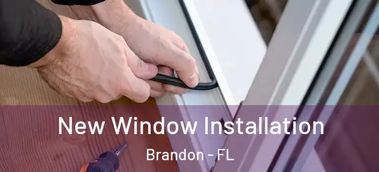 New Window Installation Brandon - FL