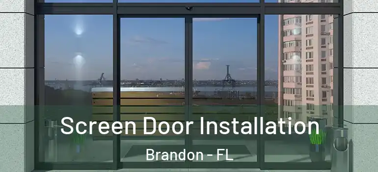 Screen Door Installation Brandon - FL