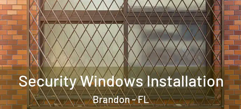 Security Windows Installation Brandon - FL