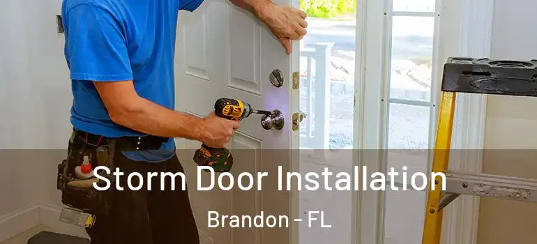 Storm Door Installation Brandon - FL