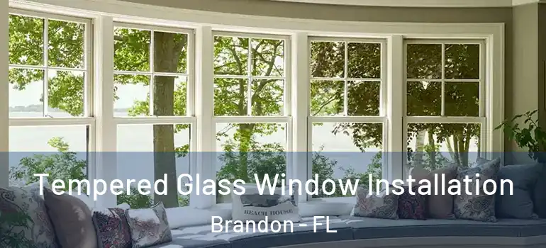 Tempered Glass Window Installation Brandon - FL