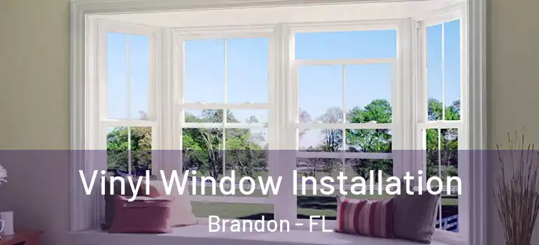 Vinyl Window Installation Brandon - FL