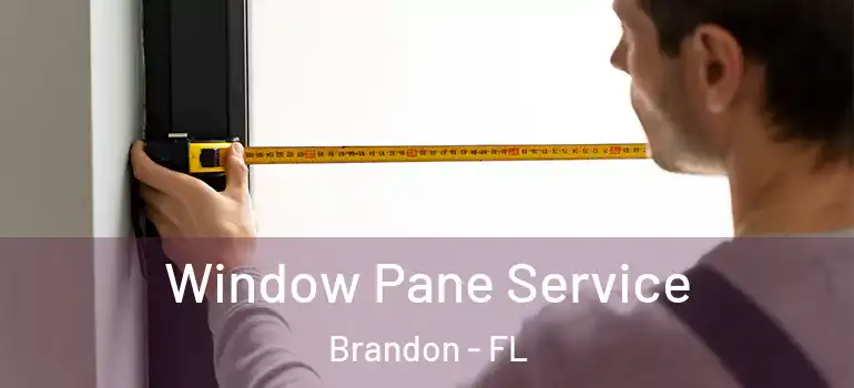 Window Pane Service Brandon - FL