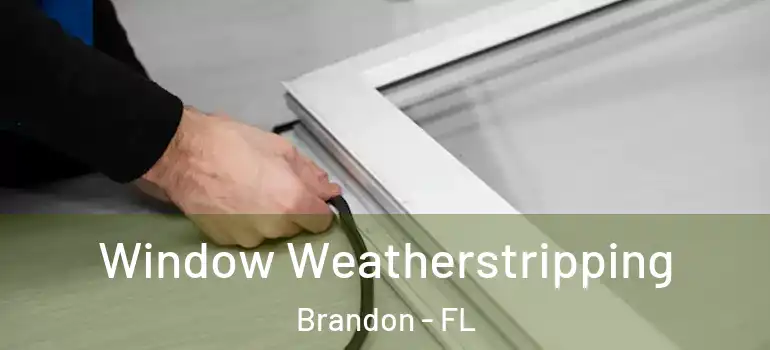 Window Weatherstripping Brandon - FL